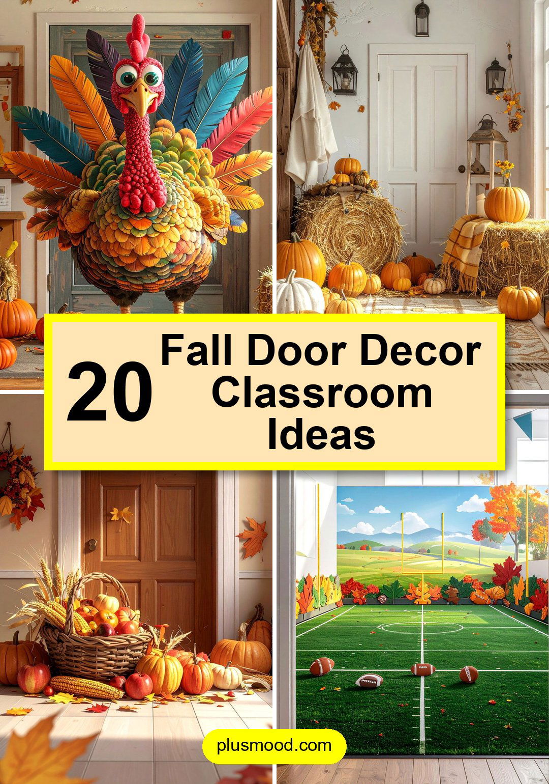 20 Fall Door Decor Classroom Ideas