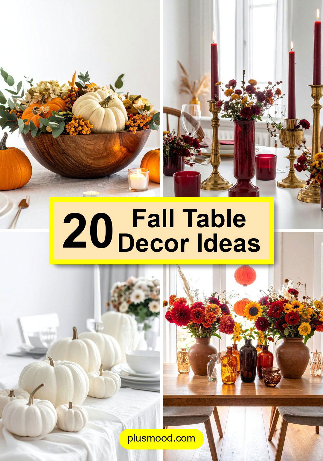 20 Fall Table Decor Ideas
