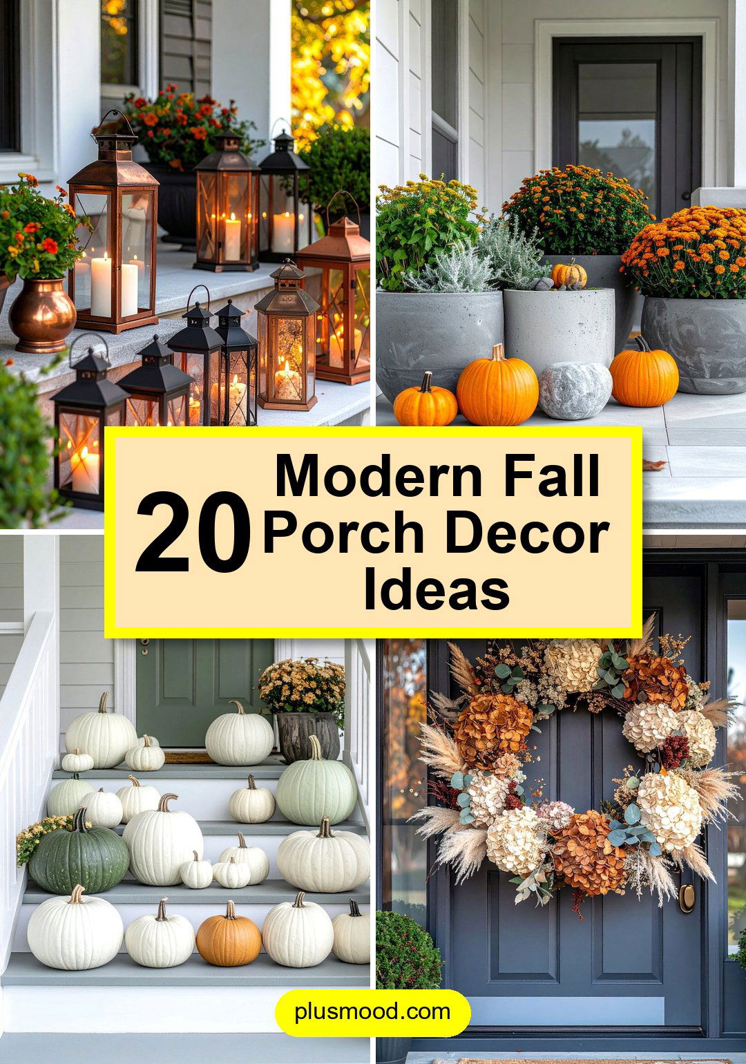 20 Modern Fall Porch Decor Ideas