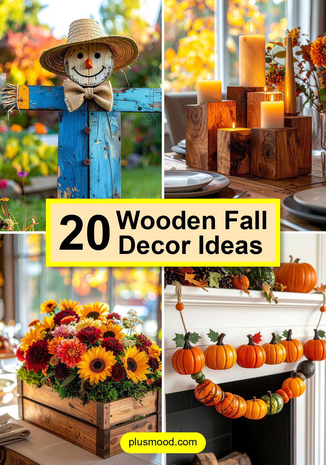 20 Wooden Fall Decor Ideas