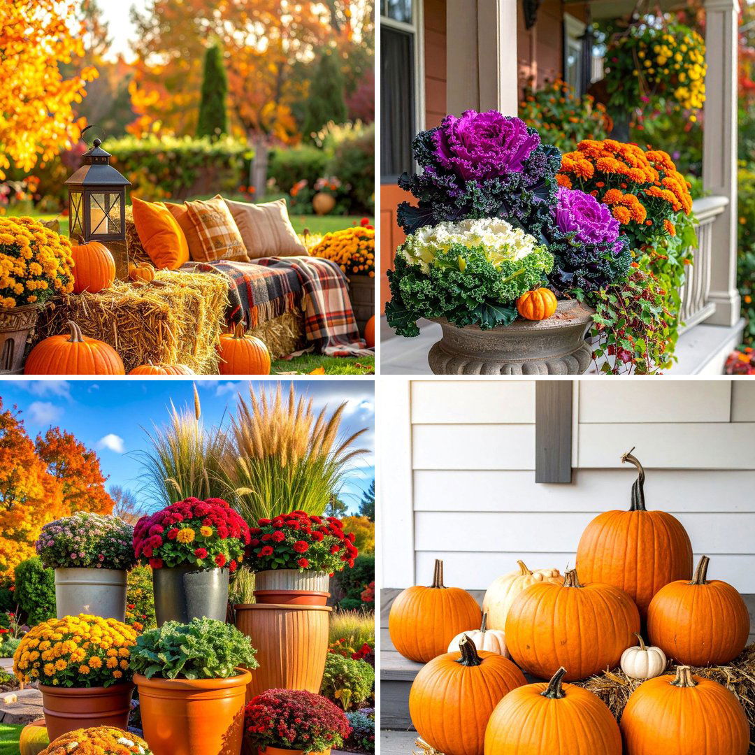 20 Fall Garden Decor Ideas To Brighten Outdoor Beds