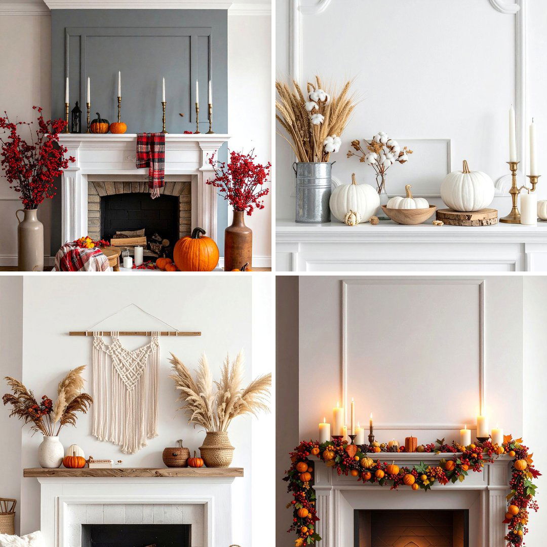 20 Fall Mantel Decor Ideas To Refresh Your Living Space