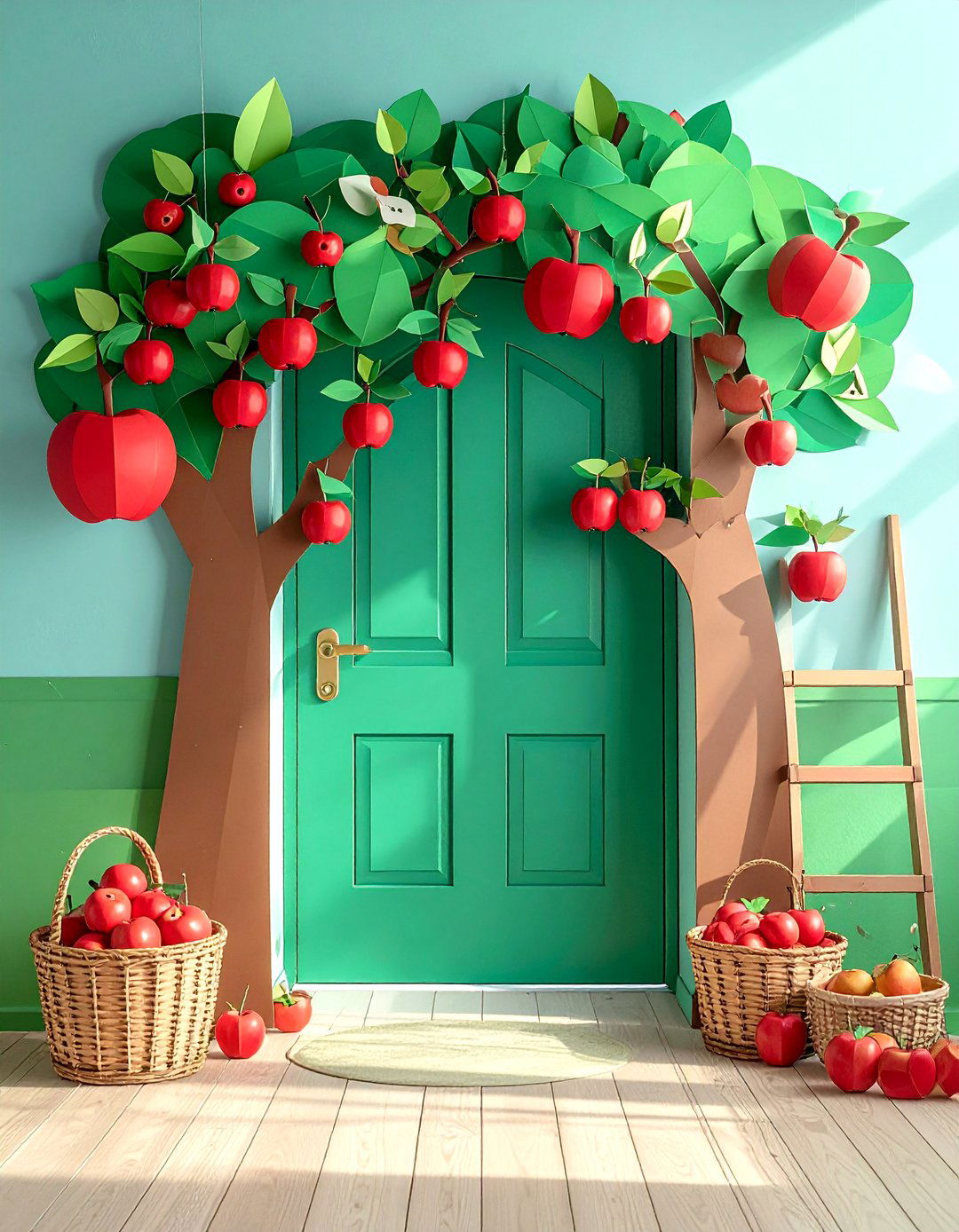 Apple Orchard Fresh - 20 fall door decor classroom ideas