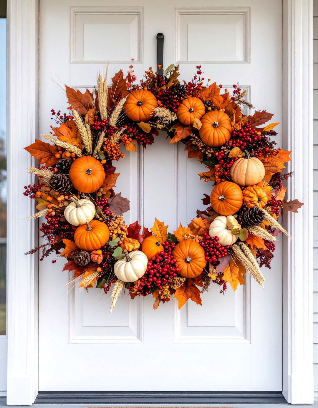 Autumn Wreath Collections - 20 fall porch decor ideas