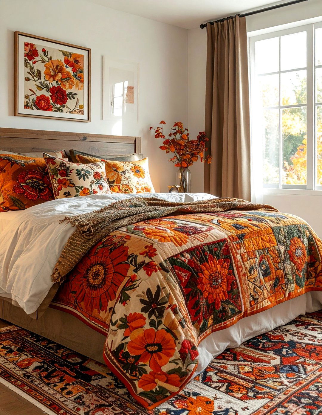 Block Print Textiles - 20 fall decor trends 2025