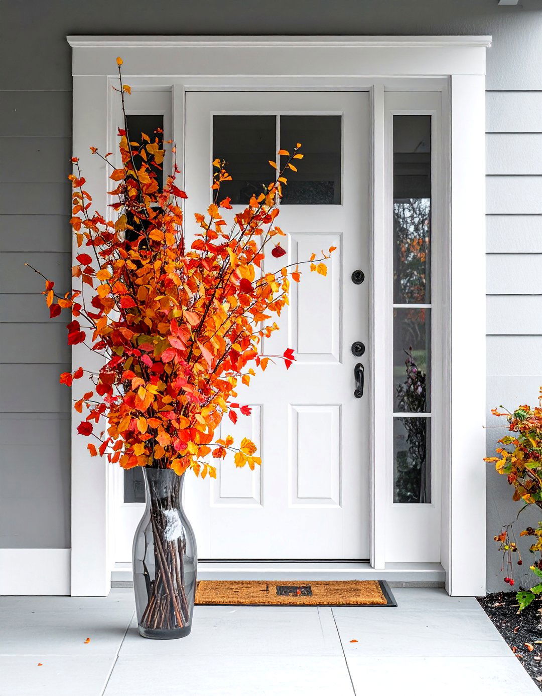 Branch and Twig Elements - 20 fall front door decor ideas