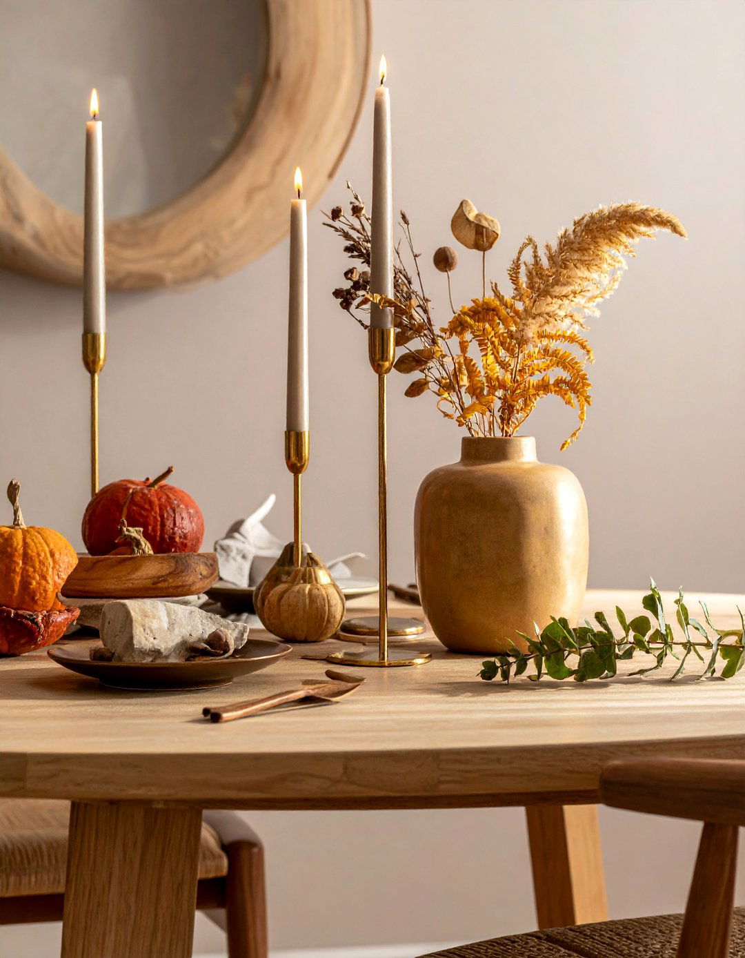 Brass and Bronze Accents - 20 fall decor trends 2025