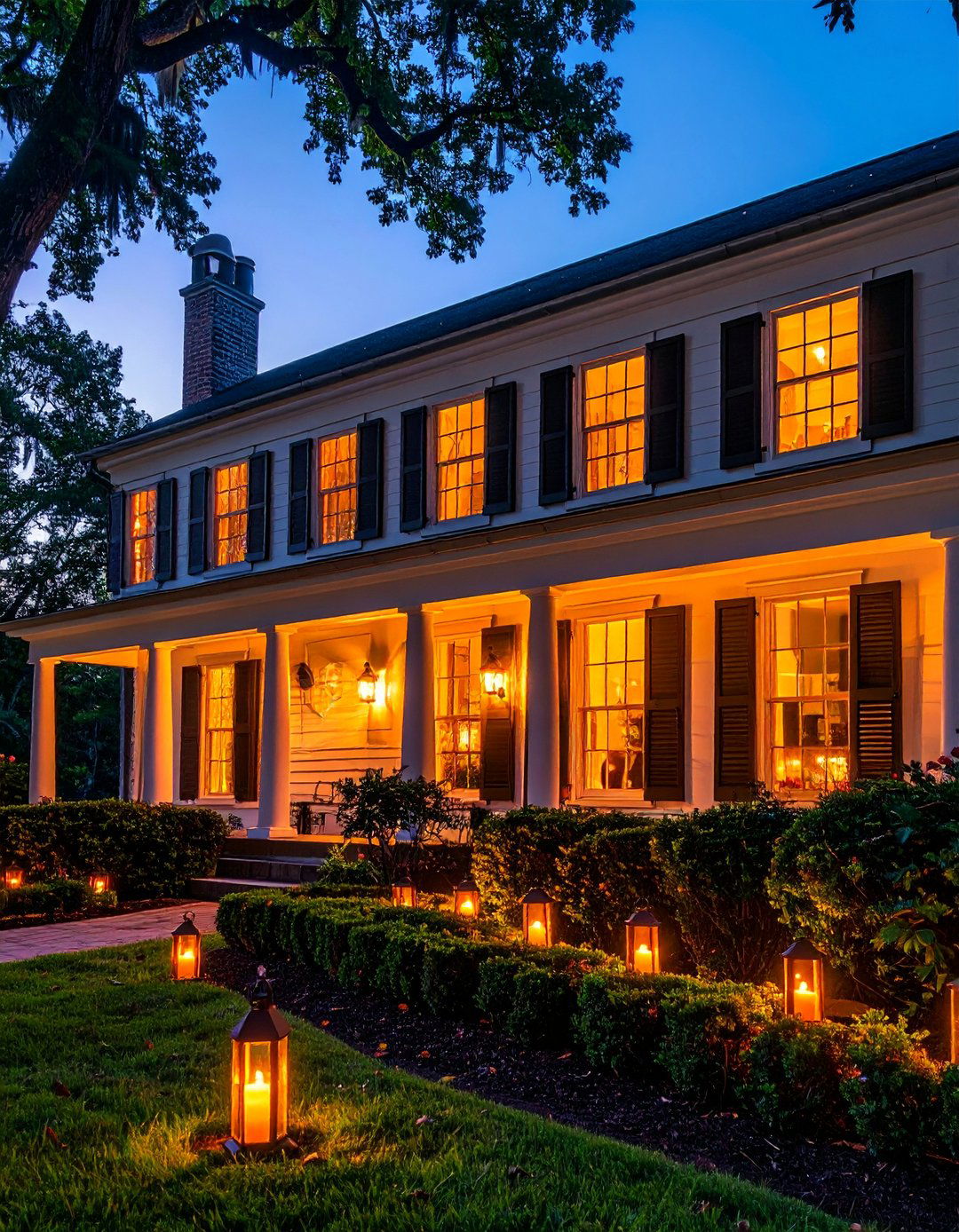 Candle Style Window Lights - 20 fall lightning decor ideas