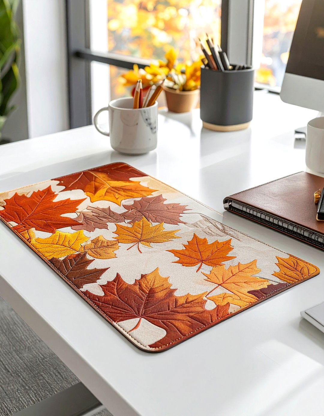 Desk Mat Office - 20 fall office decor ideas