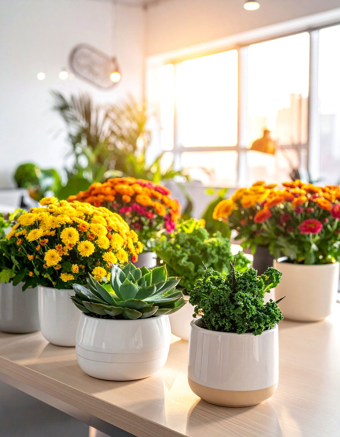 Desk Plant Office - 20 fall office decor ideas