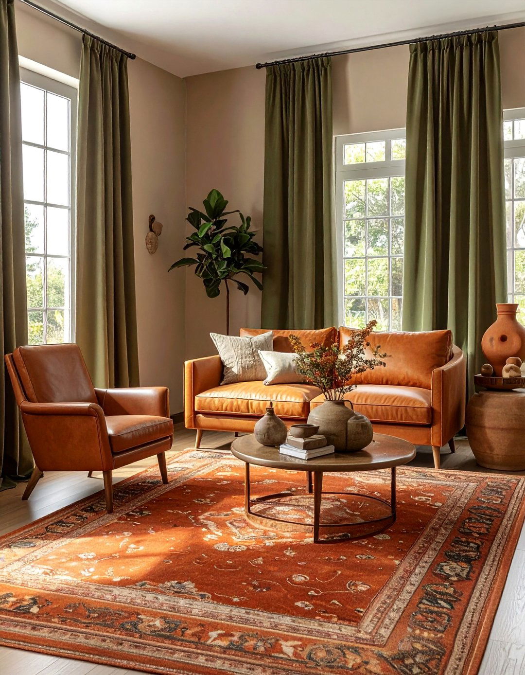 Earth Tone Living Room Color Scheme - 20 living room fall decor ideas