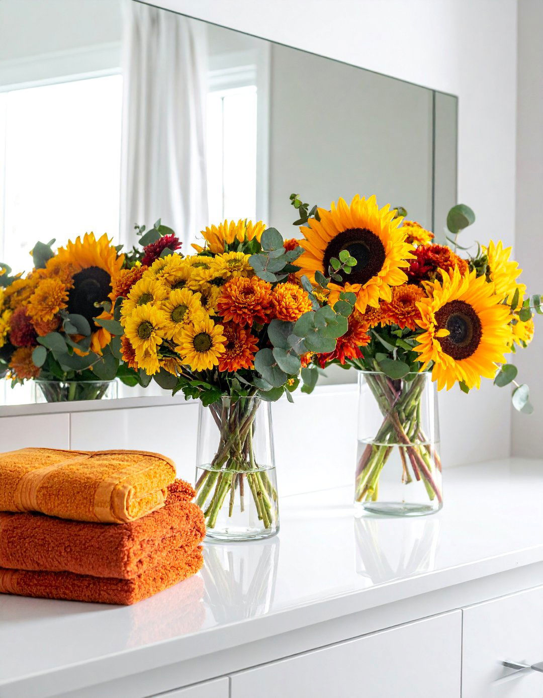 Fall Floral Arrangements - 20 fall bathroom decor ideas