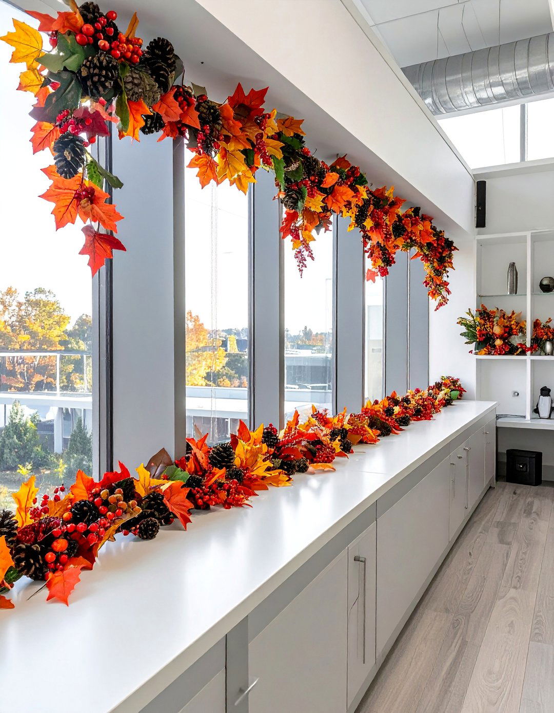 Fall Garland Office - 20 fall office decor ideas