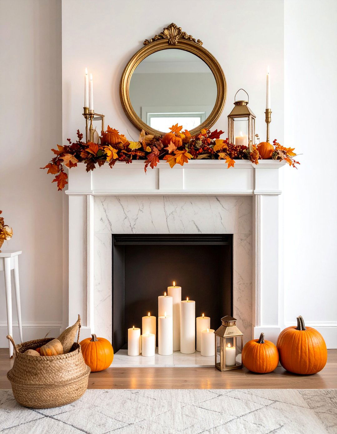 Fireplace Mantel Living Room Focal Point - 20 living room fall decor ideas
