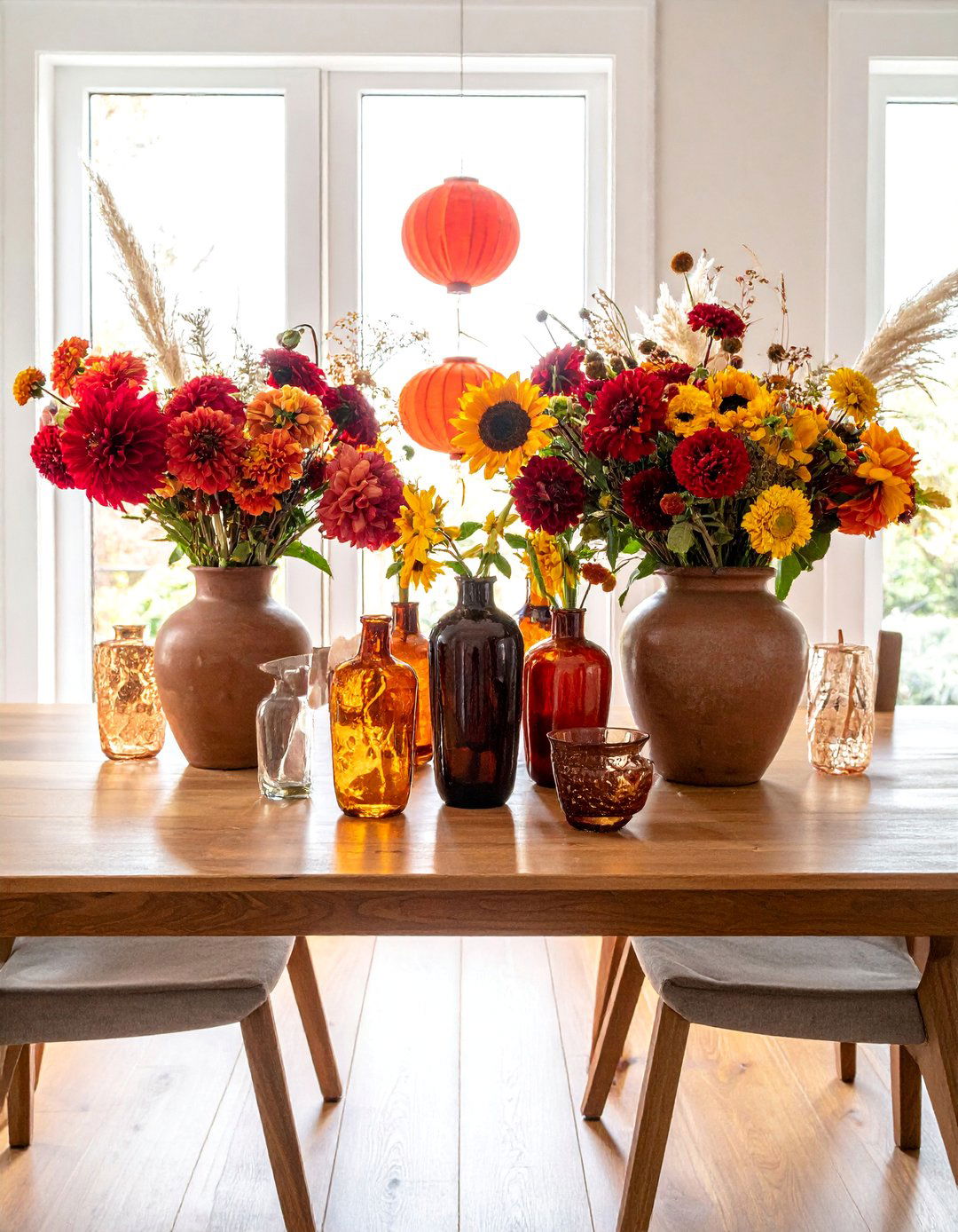 Floral Arrangement Table Design - 20 fall table decor ideas