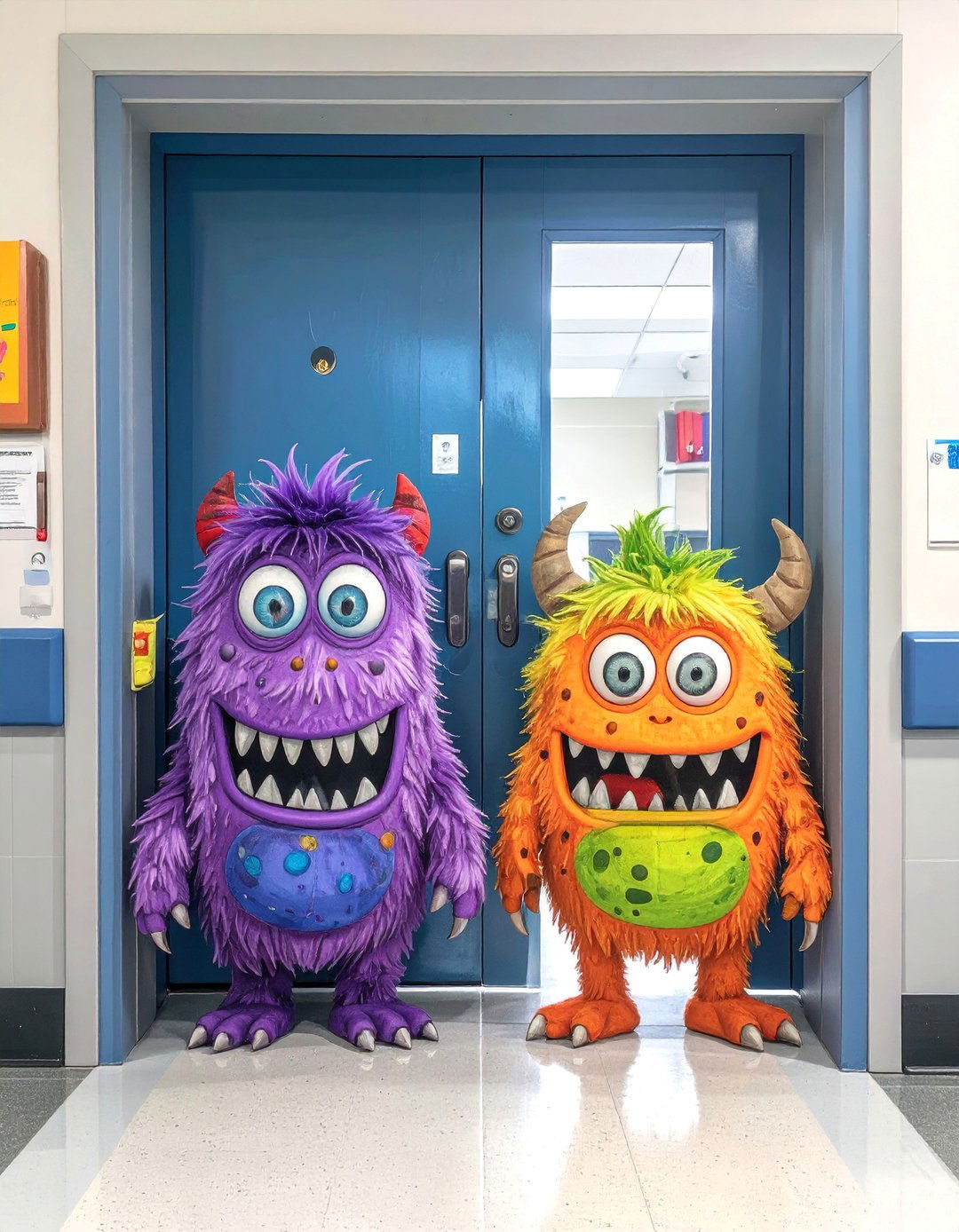 Friendly Monster Mash - 20 fall door decor classroom ideas