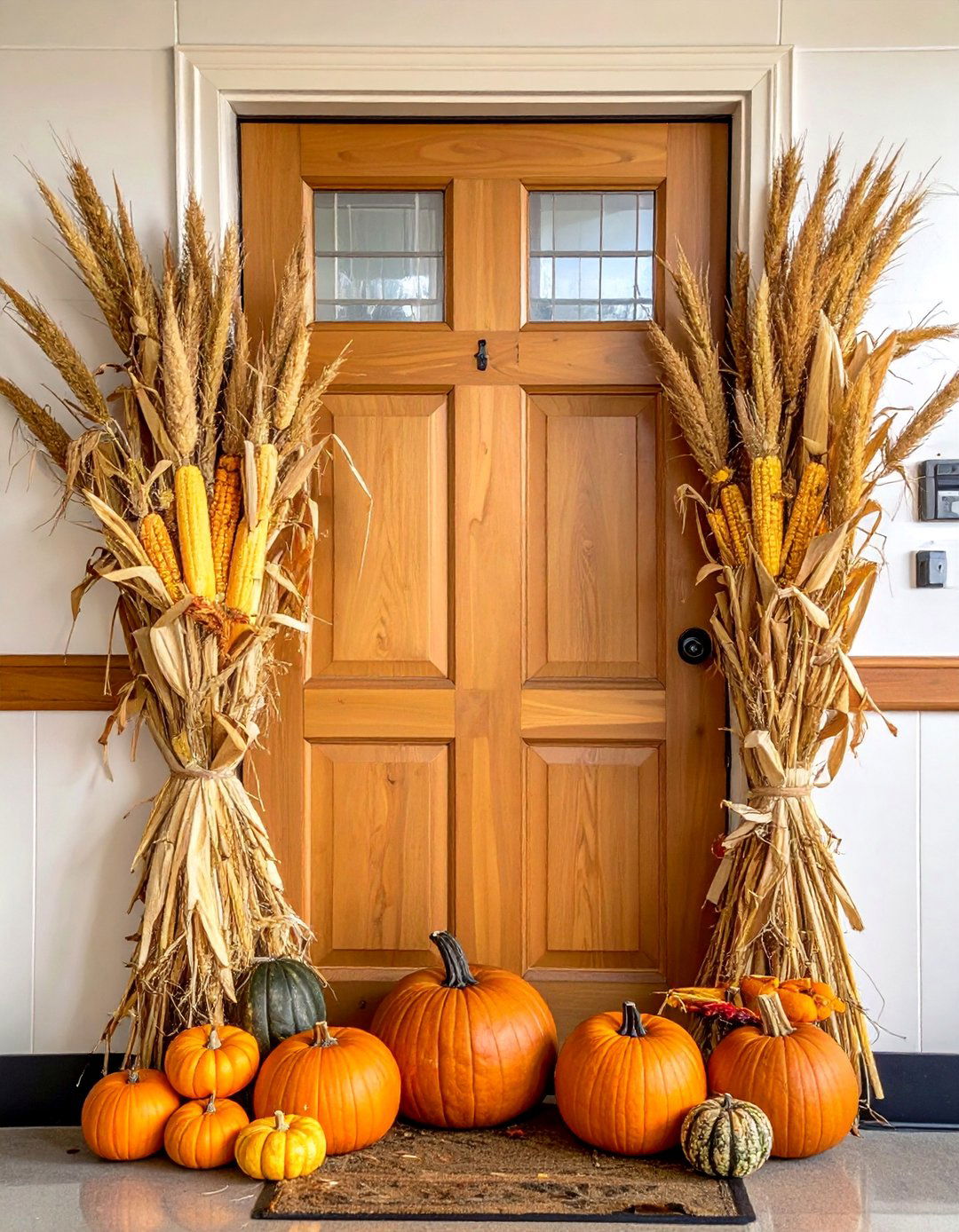 Harvest Corn Stalk Bundle - 20 fall door decor classroom ideas