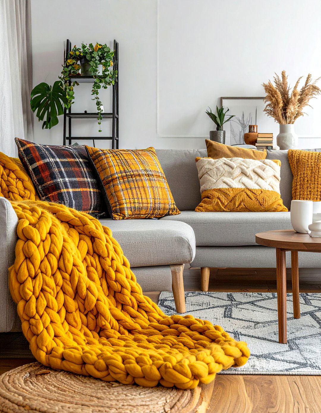 Living Room Textile Refresh - 20 fall decor ideas