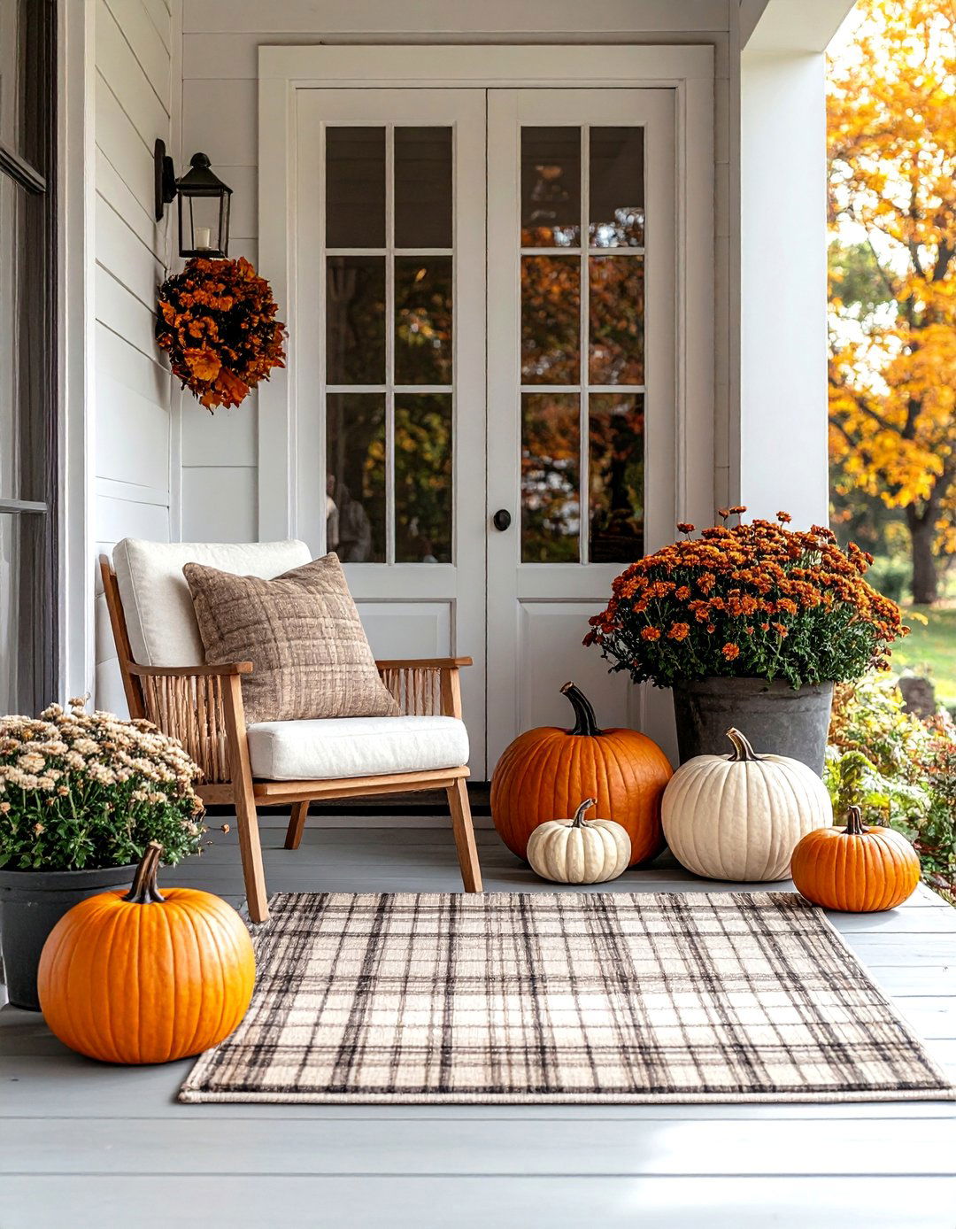 Minimalist Porch Styling - 20 fall decor trends 2025