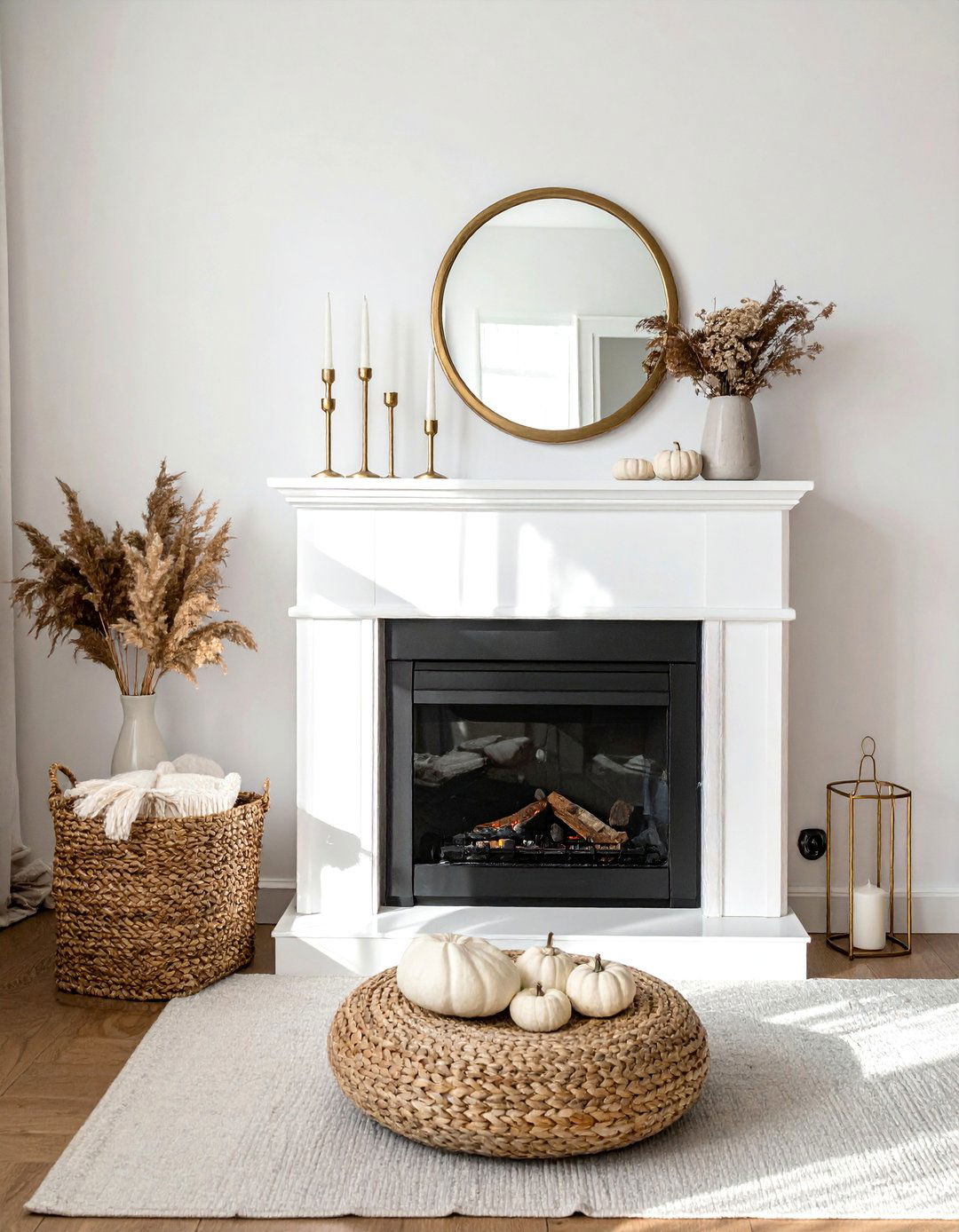 Modern Minimalist Hearth - 20 fall fireplace ideas