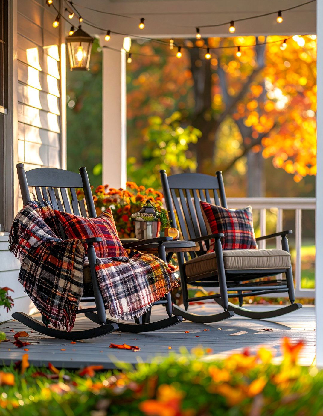 Outdoor Seating Comfort - 20 fall decor ideas