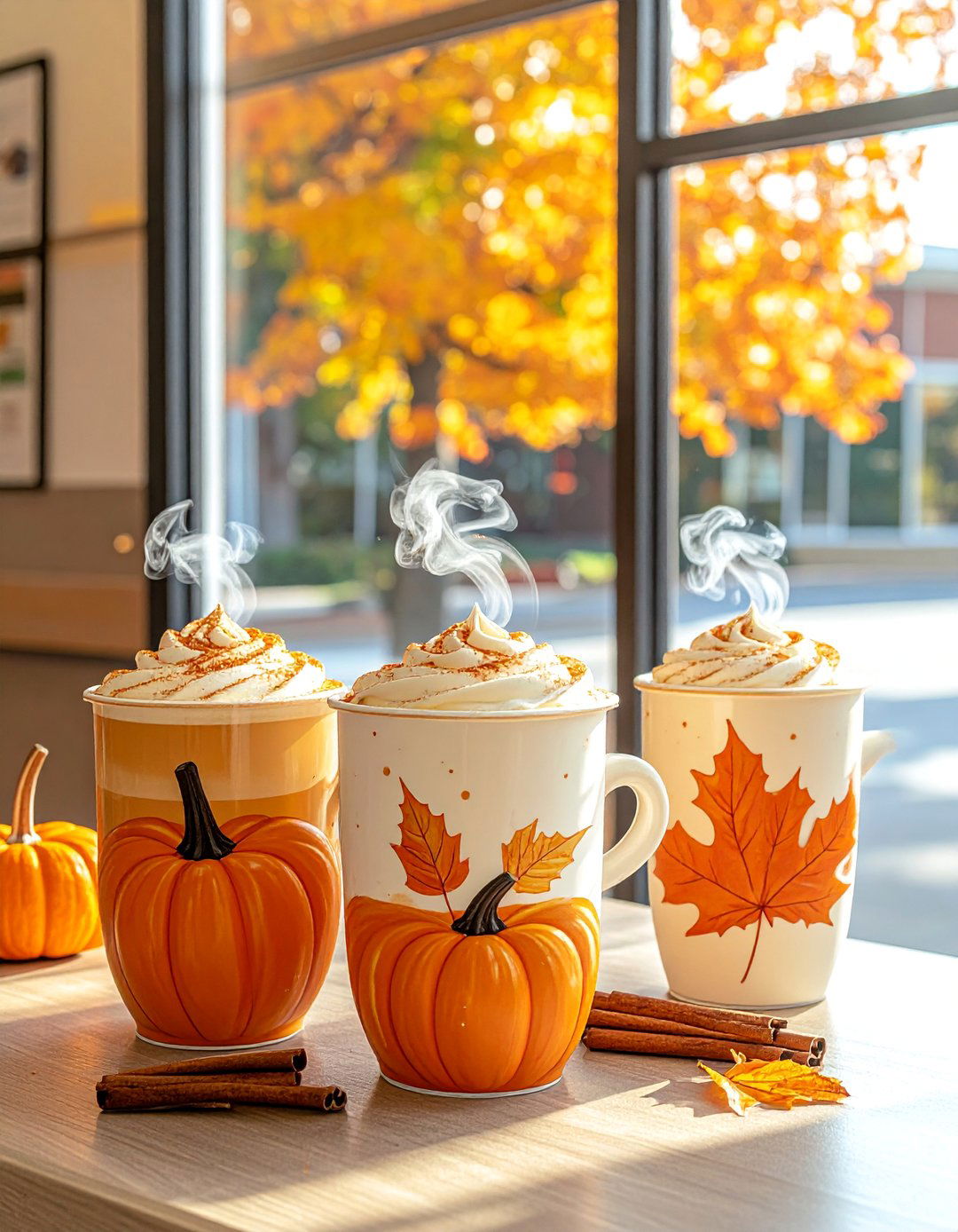 Pumpkin Spice Everything - 20 fall door decor classroom ideas