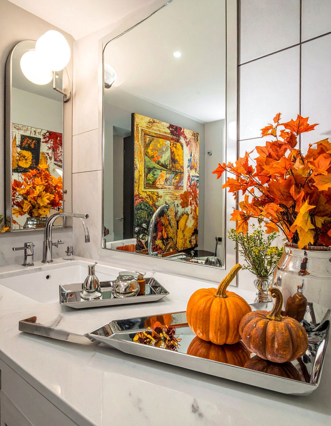 Silver and Nickel Finishes - 20 fall decor trends 2025