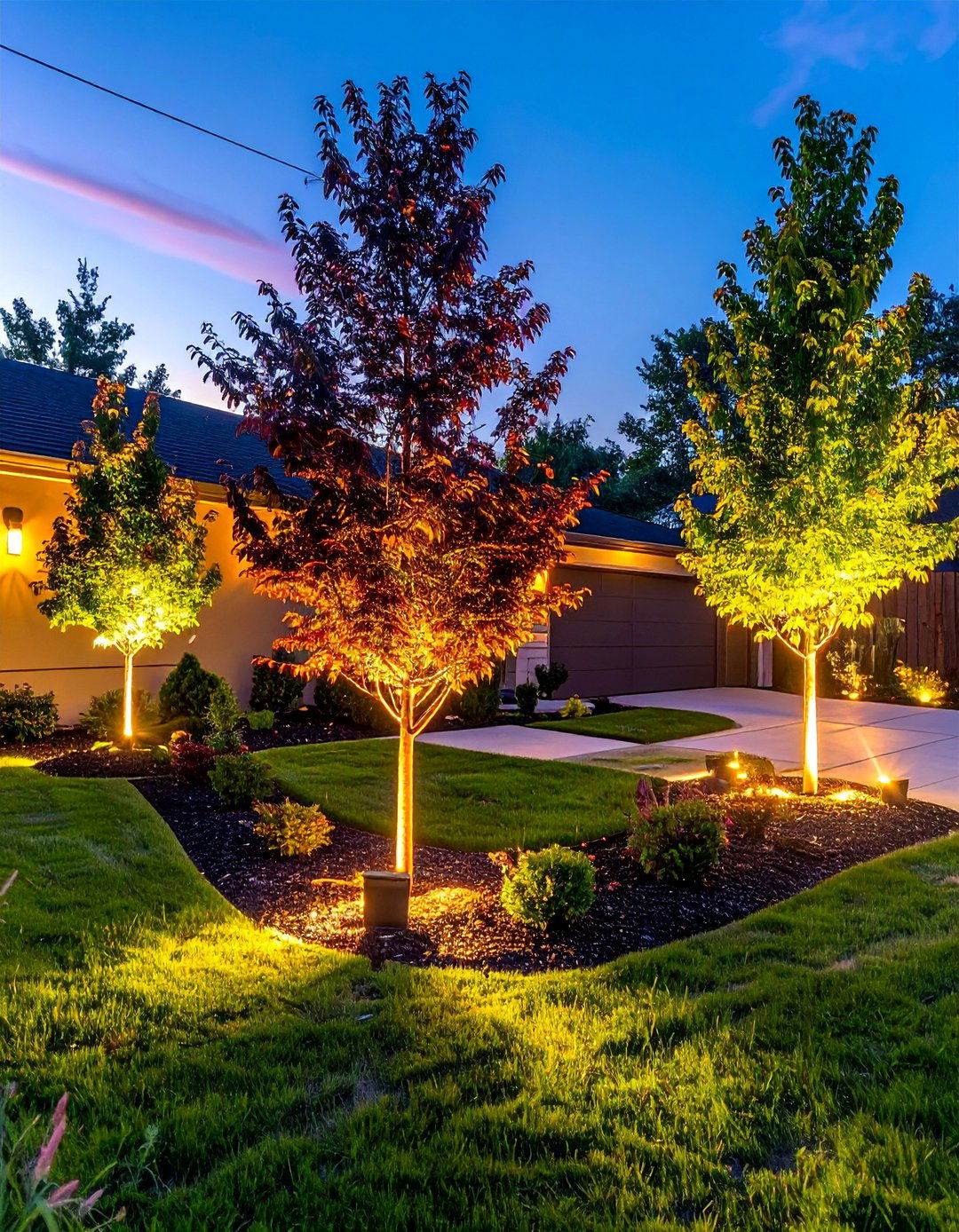 Spotlights for Landscape Features - 20 fall lightning decor ideas