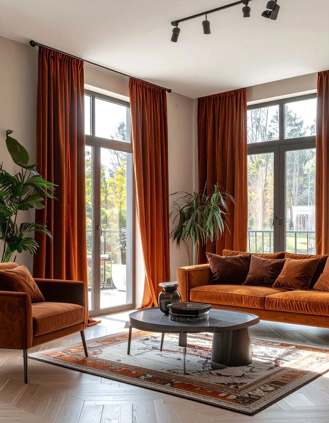 Window Treatment Living Room for Coziness - 20 living room fall decor ideas