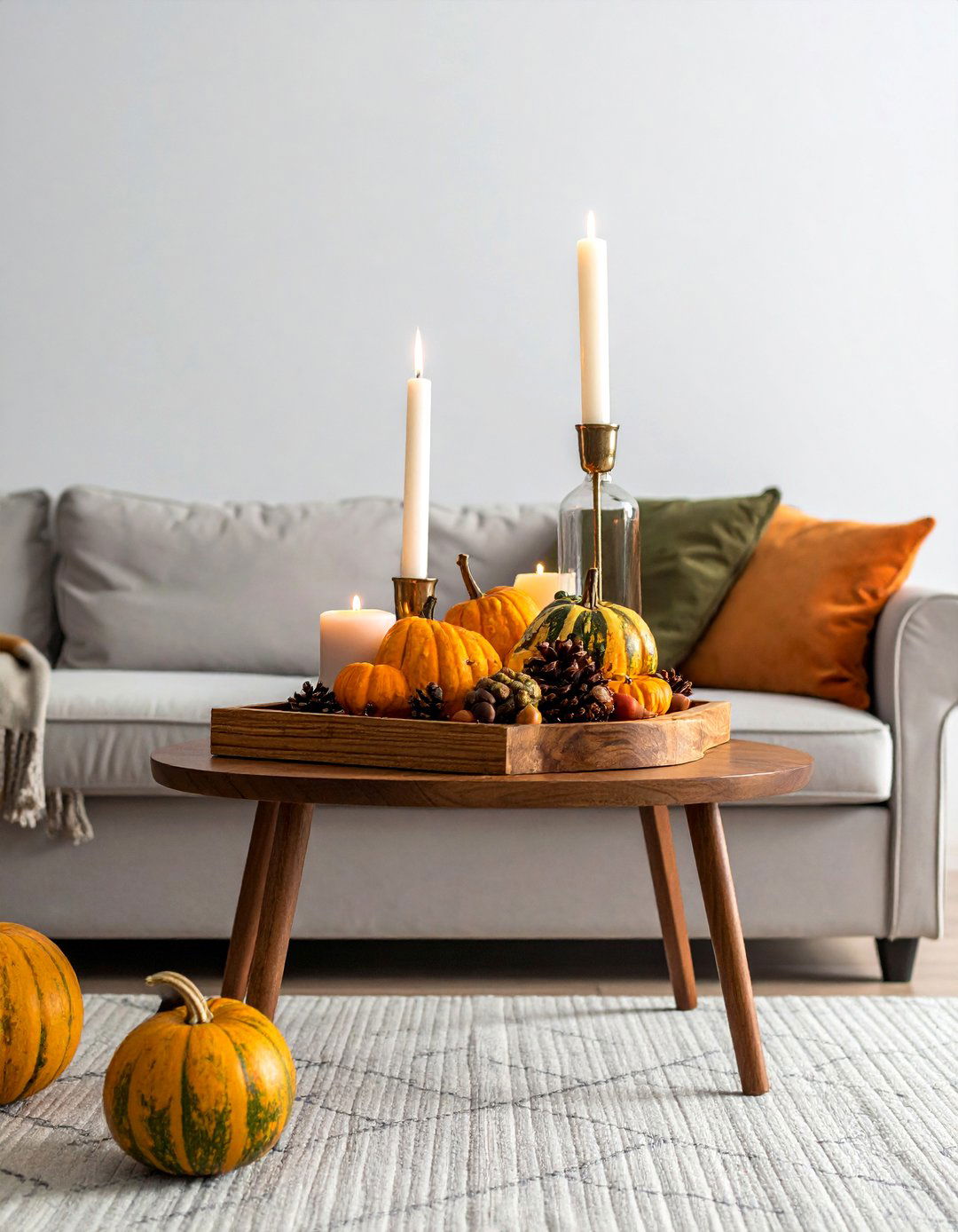 Wooden Tray Display - 20 wooden fall decor ideas