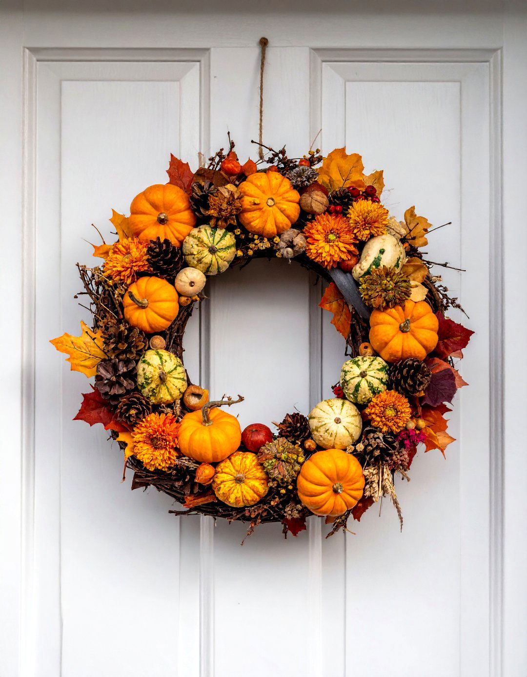 Wooden Wreath Base - 20 wooden fall decor ideas