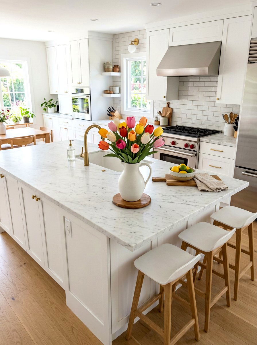 3D paper tulip bouquet - 25 Spring Paper Craft Ideas