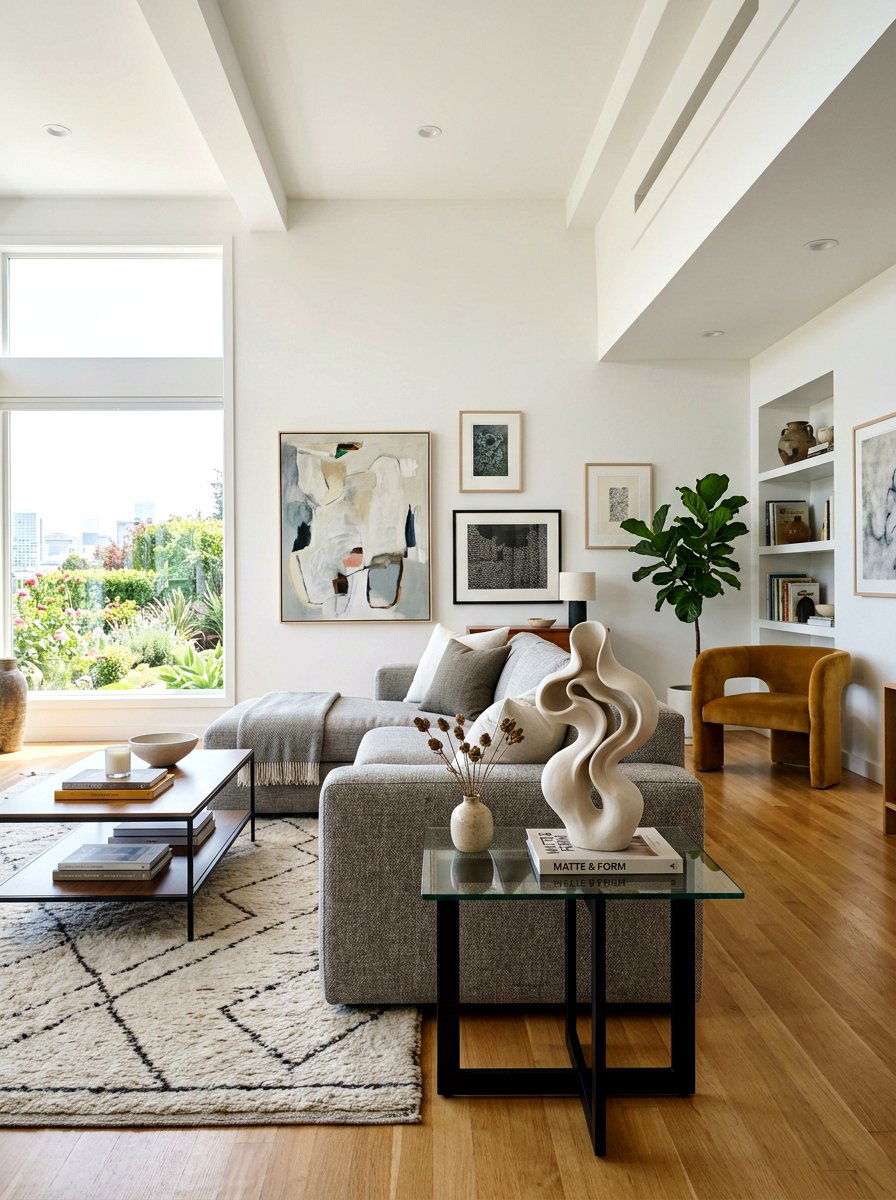 Abstract Clay Sculpture - 25 Spring Pottery Decor Ideas