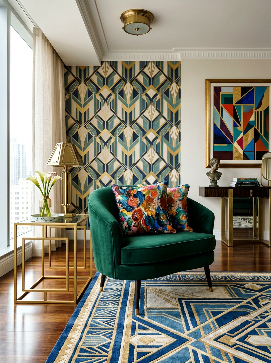 Abstract Floral Art Pillow - 25 Spring Floral Pillow Ideas