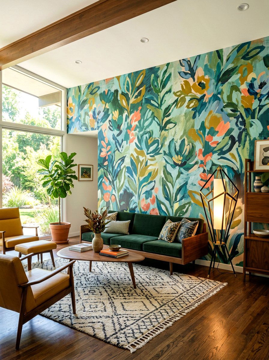 Abstract Garden Wallpaper - 25 Spring Botanical Wallpaper Ideas