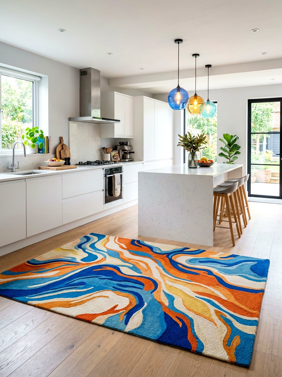 Abstract kitchen rug - 25 Spring Kitchen Rug Ideas