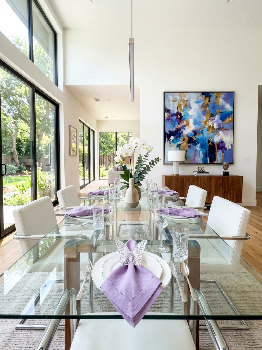 Acrylic Butterfly Napkin Ring - 25 Spring Napkin Ring Ideas