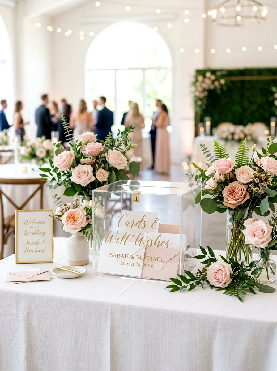 Acrylic Wedding Card Box - 25 Spring Wedding Card Box Ideas