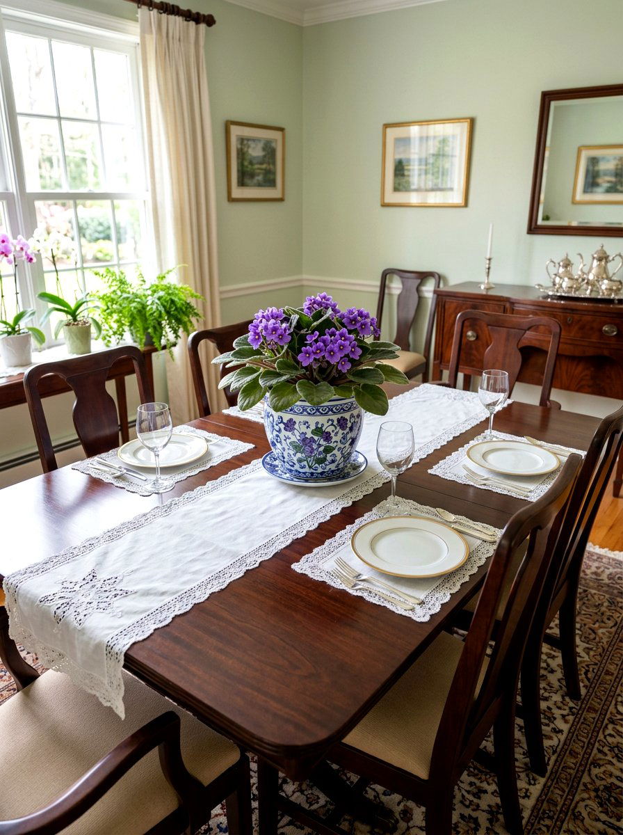 African violet pot - 25 Spring Indoor Plant Ideas