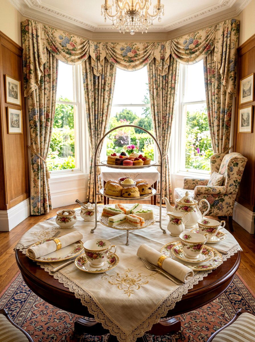 Afternoon Tea Table - 25 Spring Luncheon Decor Ideas