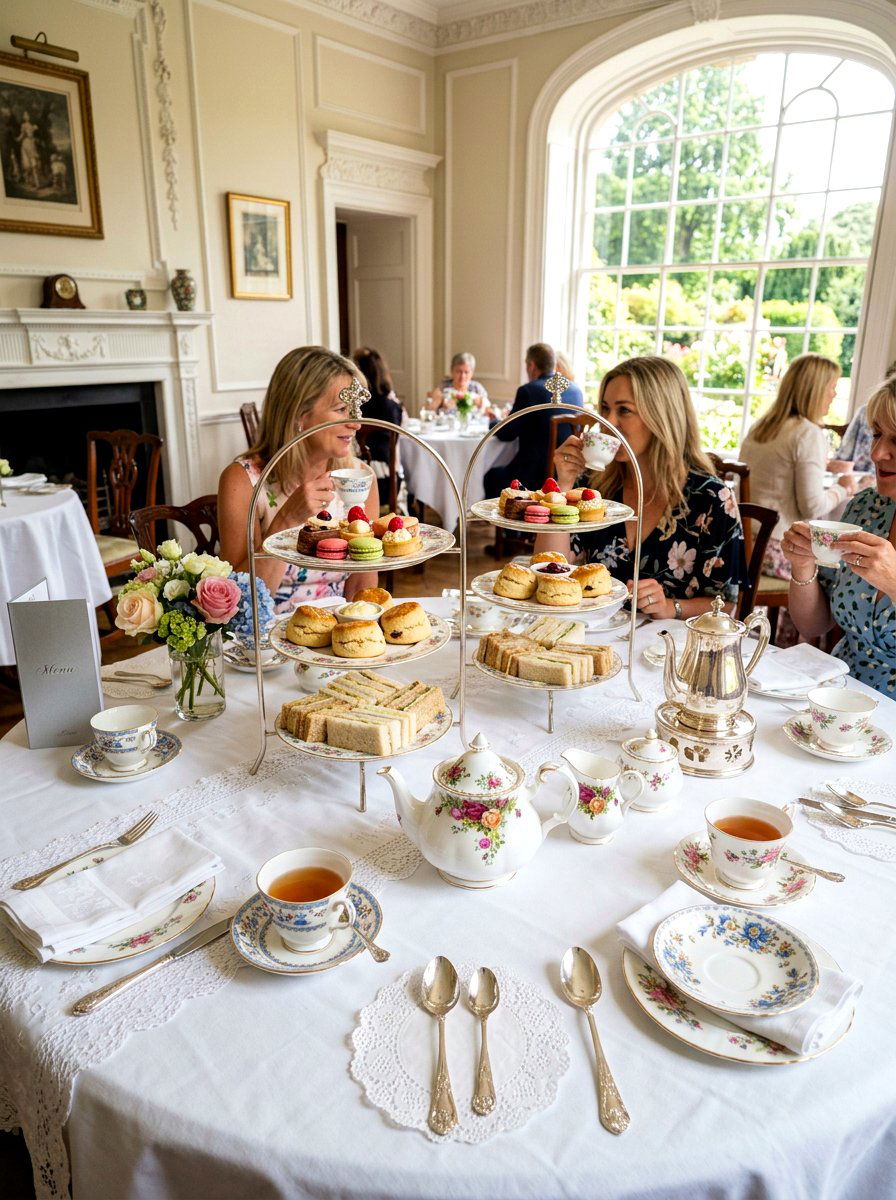 Afternoon tea party - 25 Spring Bridesmaid Luncheon Ideas