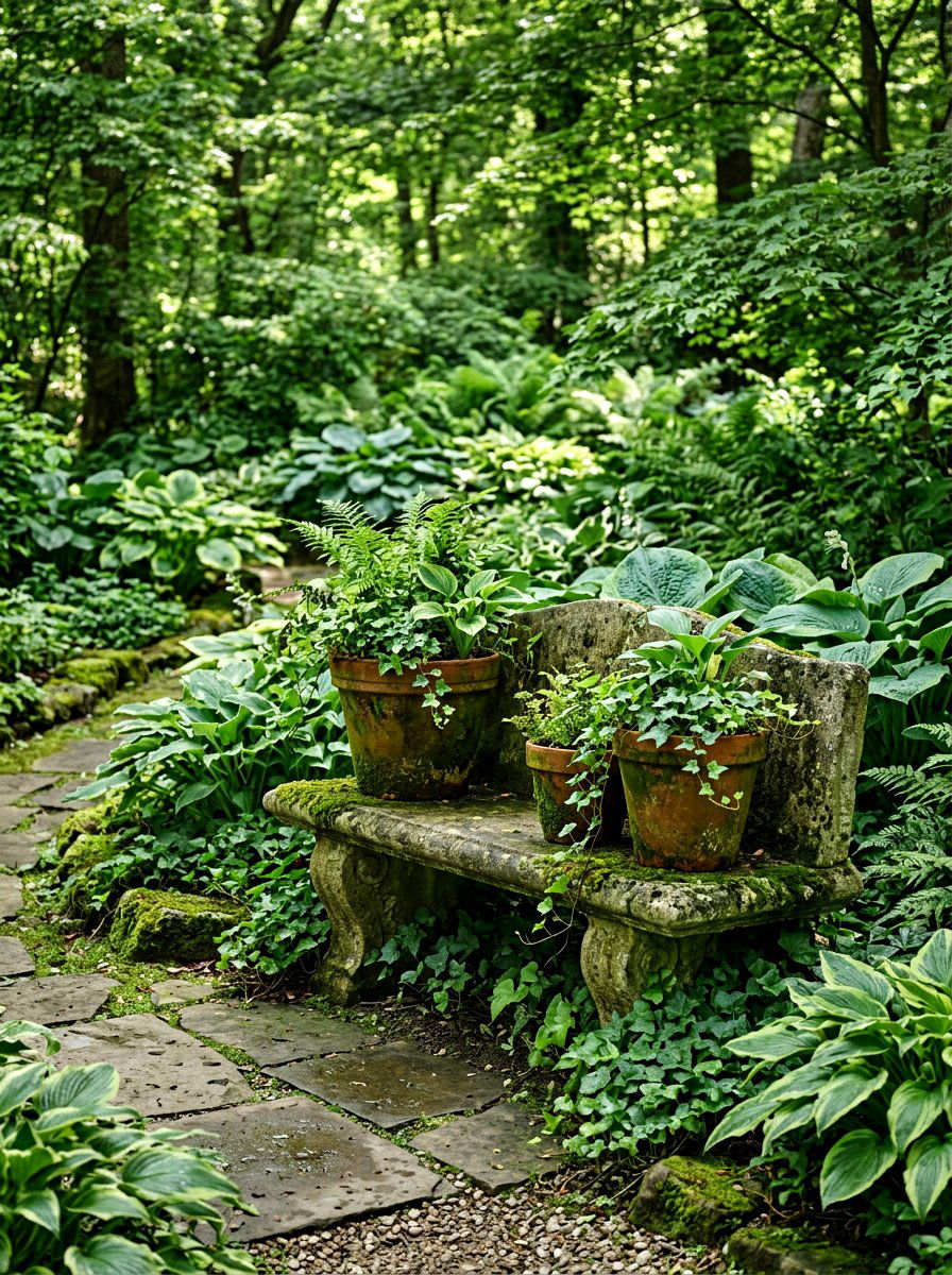 Aged mossy terracotta pots - 25 Spring Terracotta Pot Craft Ideas