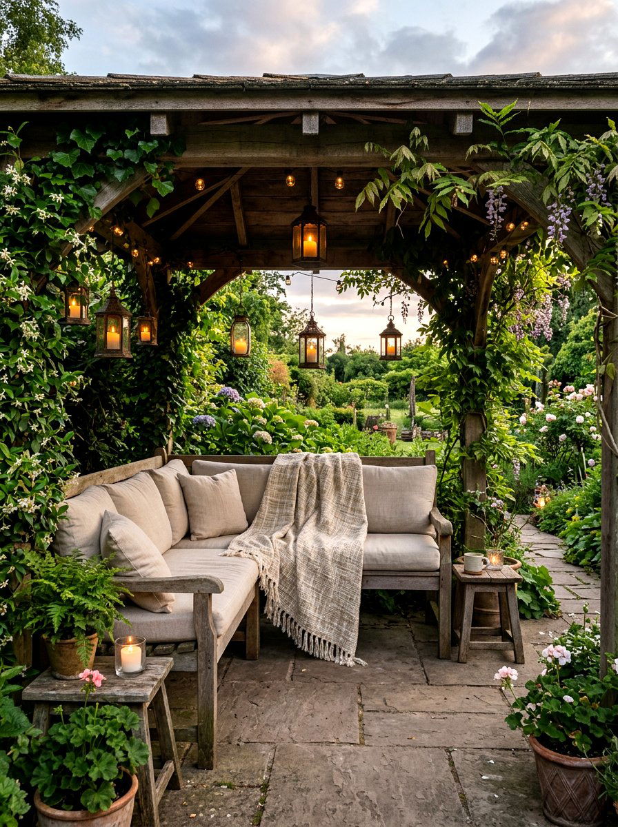 Airy Linen Blend Throw - 25 Spring Crochet Throw Ideas