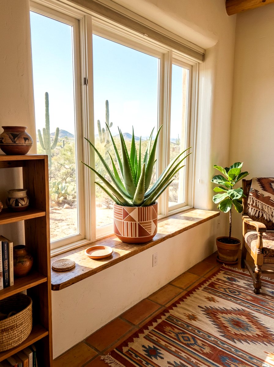 Aloe Vera - 25 Spring Living Room Plant Ideas
