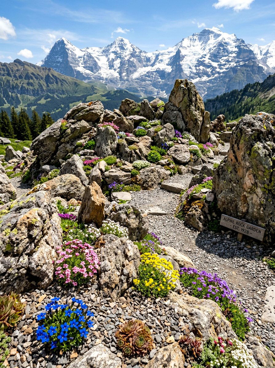Alpine Rock Garden - 25 Spring Stone Garden Decor Ideas