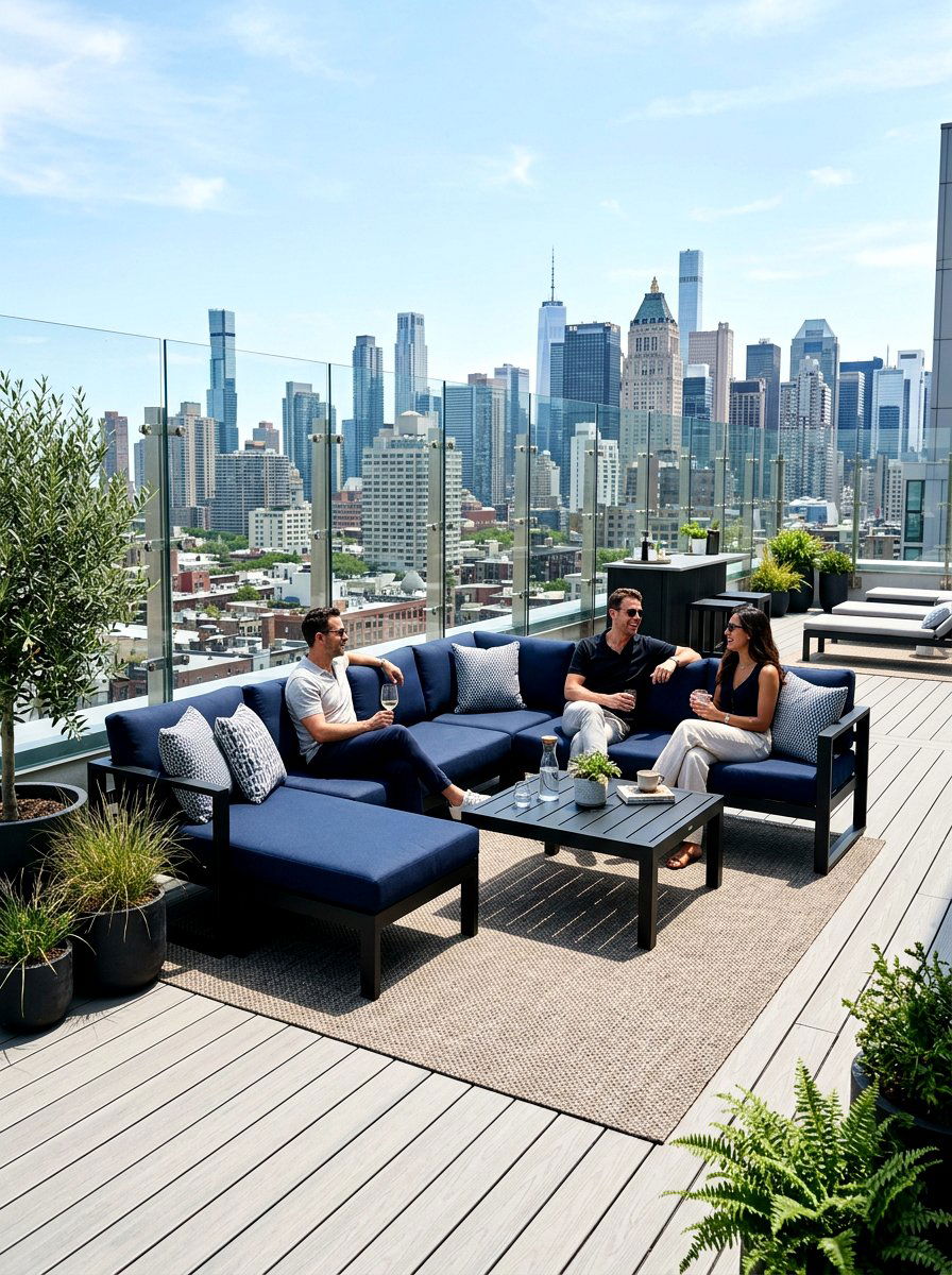 Aluminum outdoor set - 25 Spring Outdoor Furniture Decor Ideas