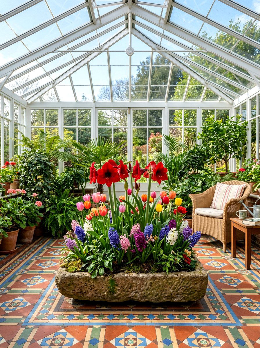 Amaryllis Mixed Bulb Planter - 25 Spring Amaryllis Ideas