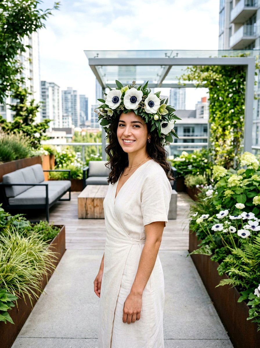 Anemone Flower Crown - 25 Spring Flower Crown Ideas