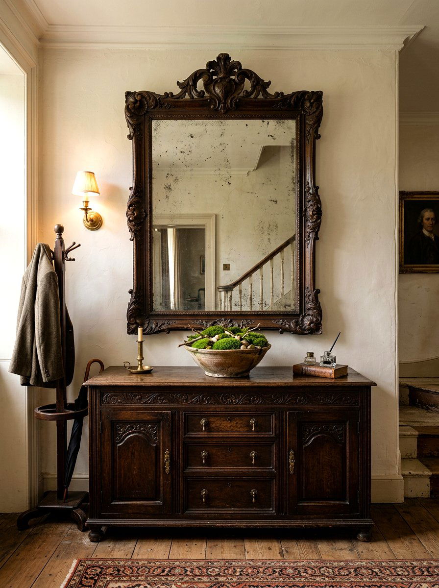 Antique Entryway Mirror - 25 Spring Entryway Mirror Ideas