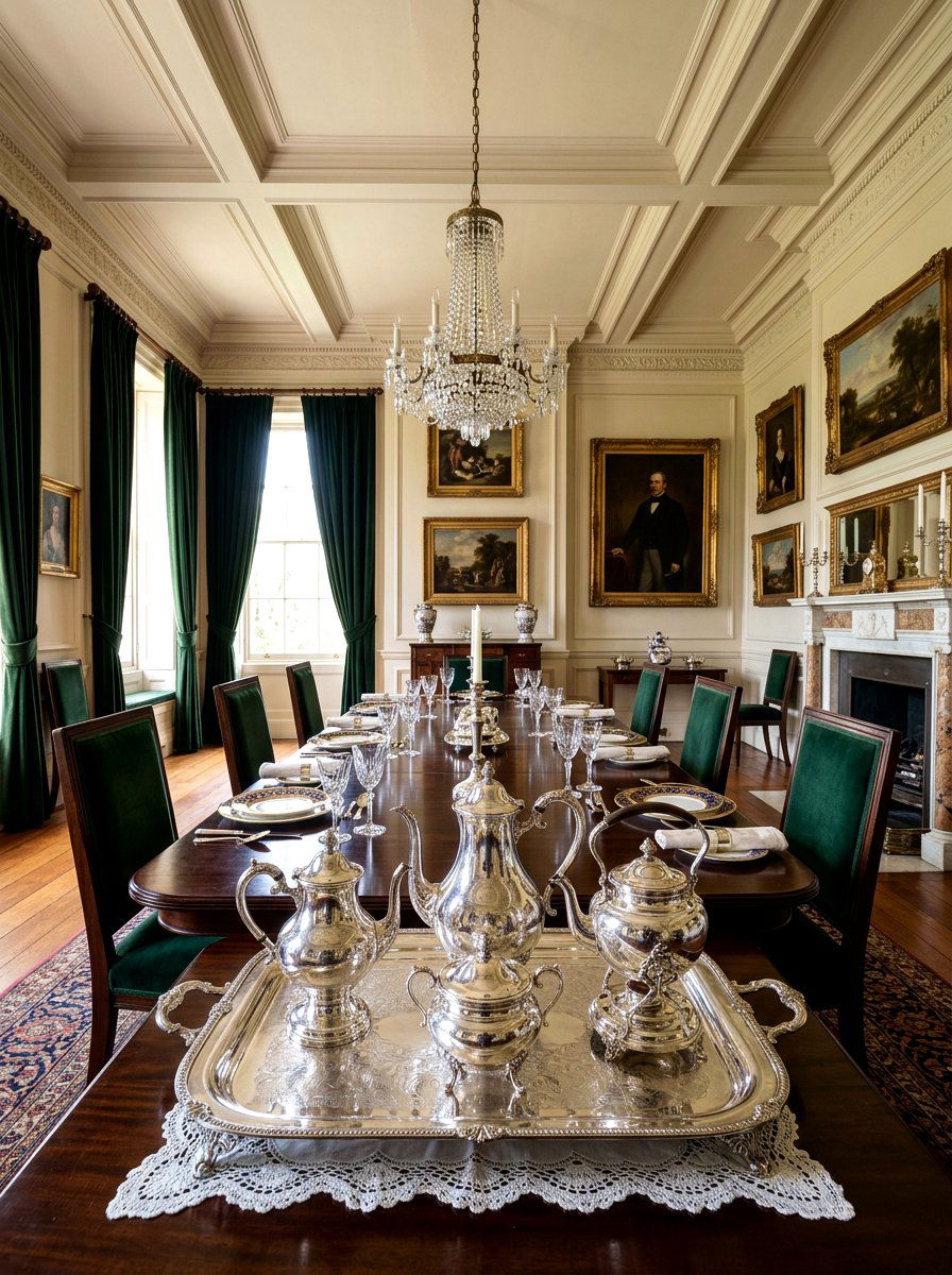 Antique Silver Tea Service - 25 Spring Afternoon Tea Decor Ideas